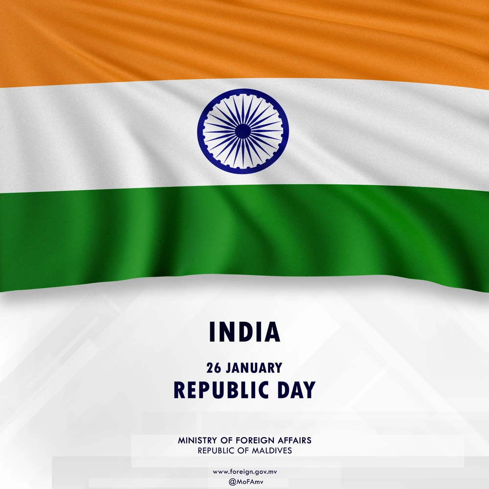 photo for އިންޑިއާގެ ޖުމްހޫރީ ދުވަހުގެ ތަހުނިޔާ ދިވެހިރާއްޖޭގެ ޚާރިޖީ ވަޒީރު ފޮނުއްވައިފި